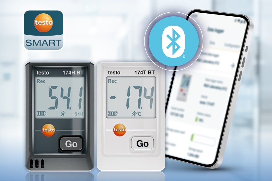 Enregistreurs de données avec Bluetooth
