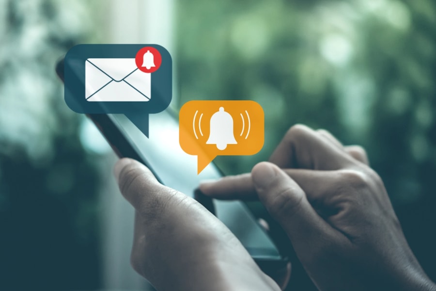 Riasztás testo Saveris 1