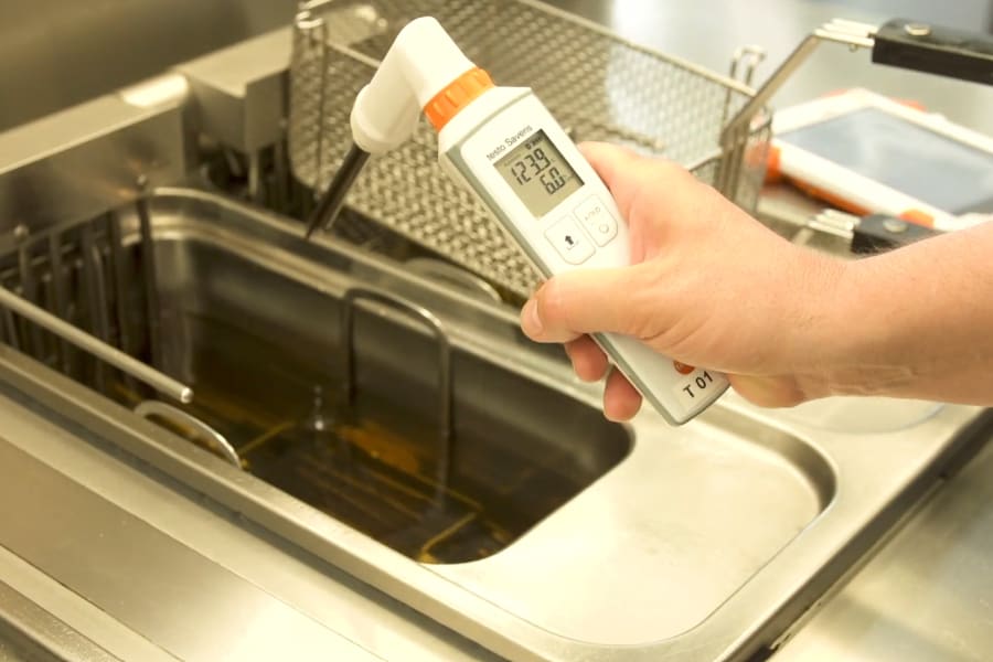 Frying oil measurement with the Multifunction Handle