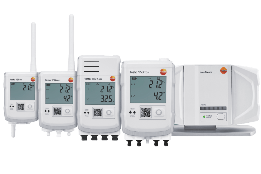 GxP-compliant environmental monitoring system testo Saveris 1