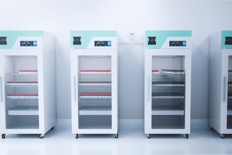 Temperaturkontrolle bei der Impfstofflagerung