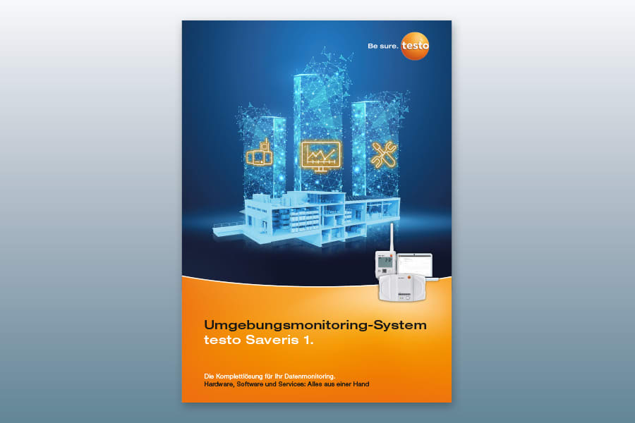 Sistema di monitoraggio dei parametri ambientali testo Saveris 1