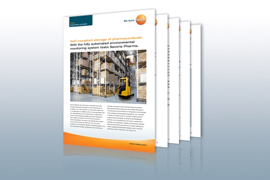 GxP-compliant storage of pharmaceuticals