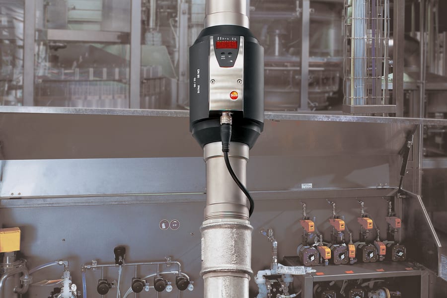 Measure compressed air consumption