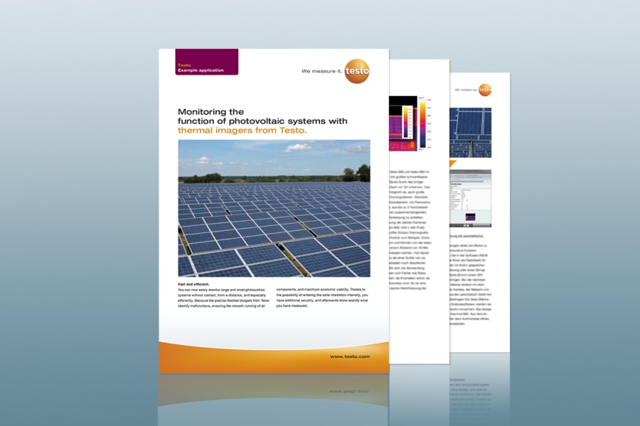 Application example solar parks