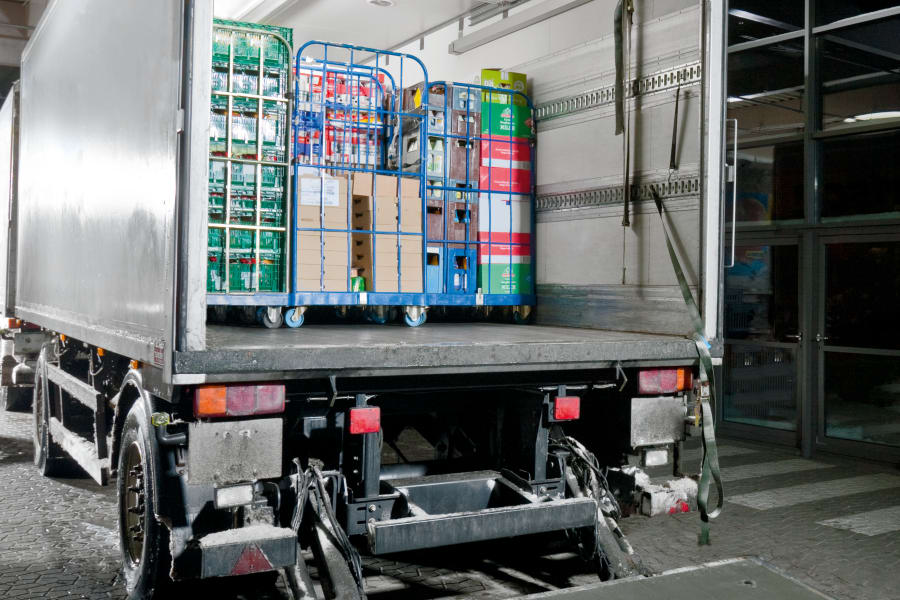 Transport von Lebensmitteln