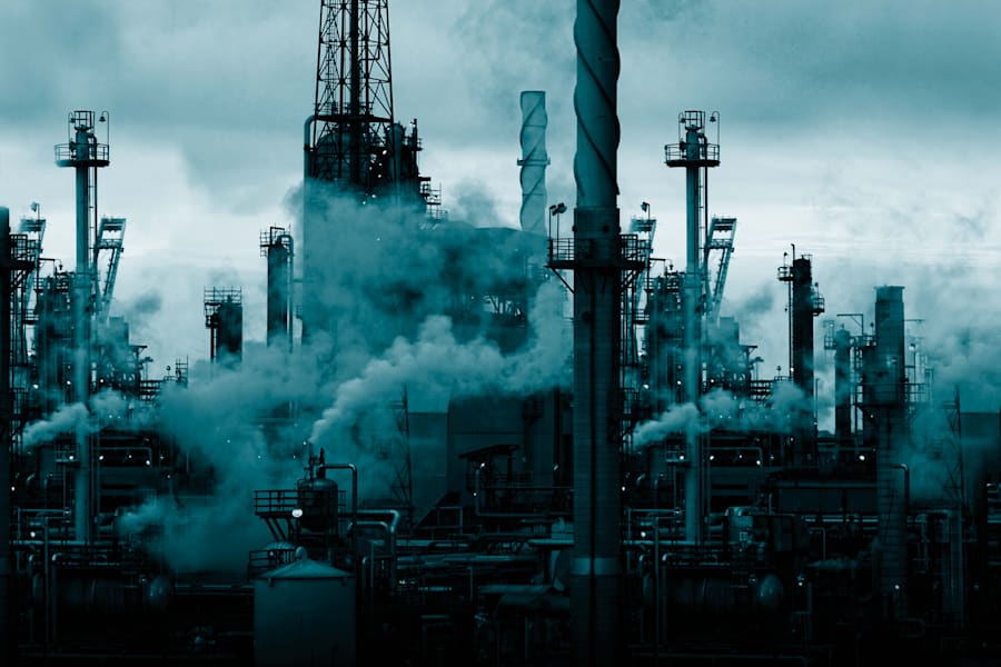 Medición de emisiones industrial