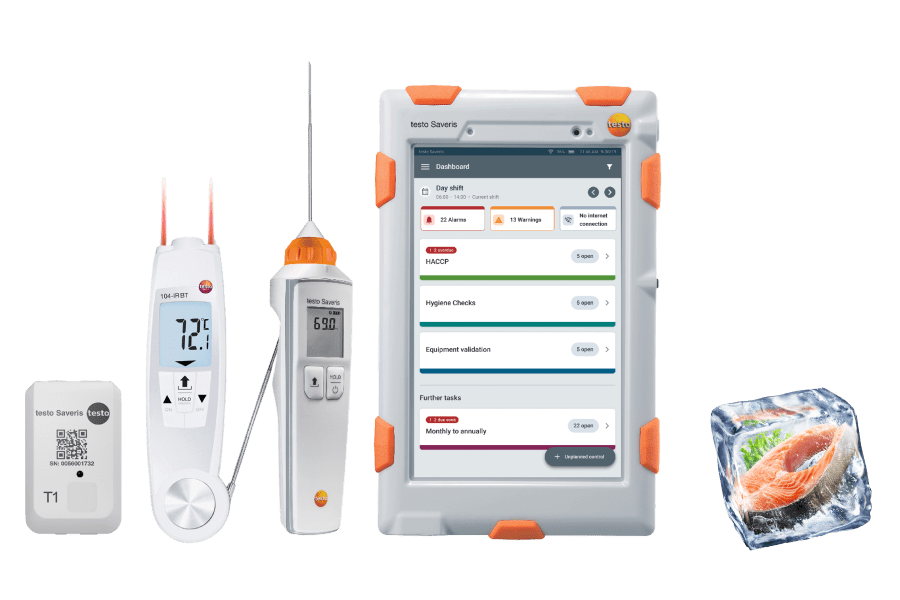 testo Saveris food measuring instruments
