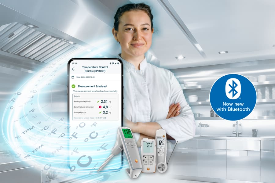 A Testo új Food BT termékcsaládja