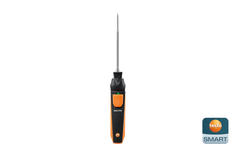 testo 915i thermometer with immersion/penetration probe