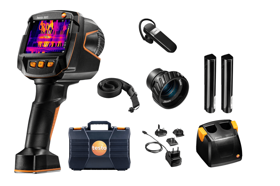 testo 883-1 thermal imager in kit