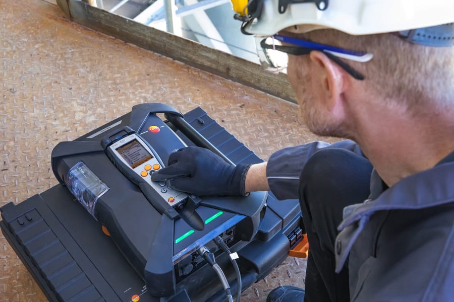 Système d’analyse des gaz de combustion testo 350