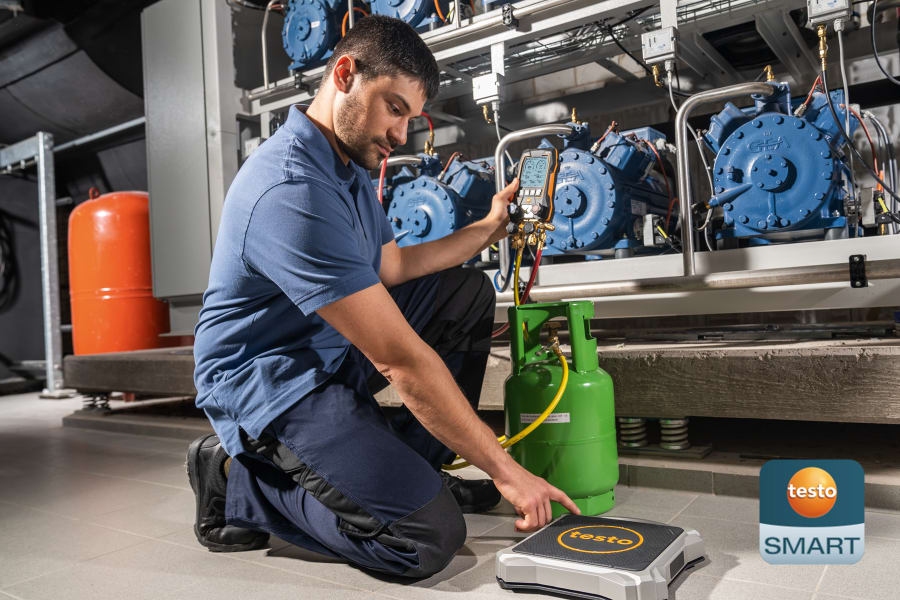 testo 560i lestvica hladilnega sredstva