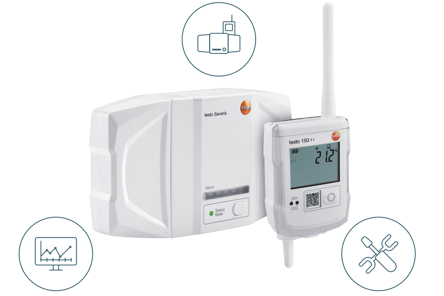 testo Saveris 1 adatmonitoring rendszer
