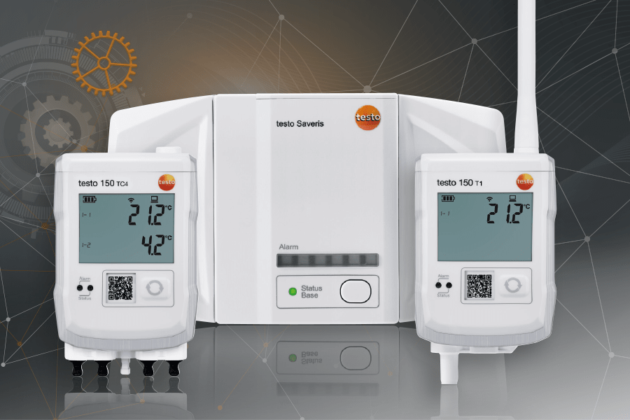 Fully automated complete solution testo Saveris 1