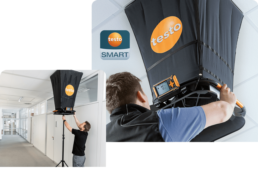 testo 420 volume flow hood