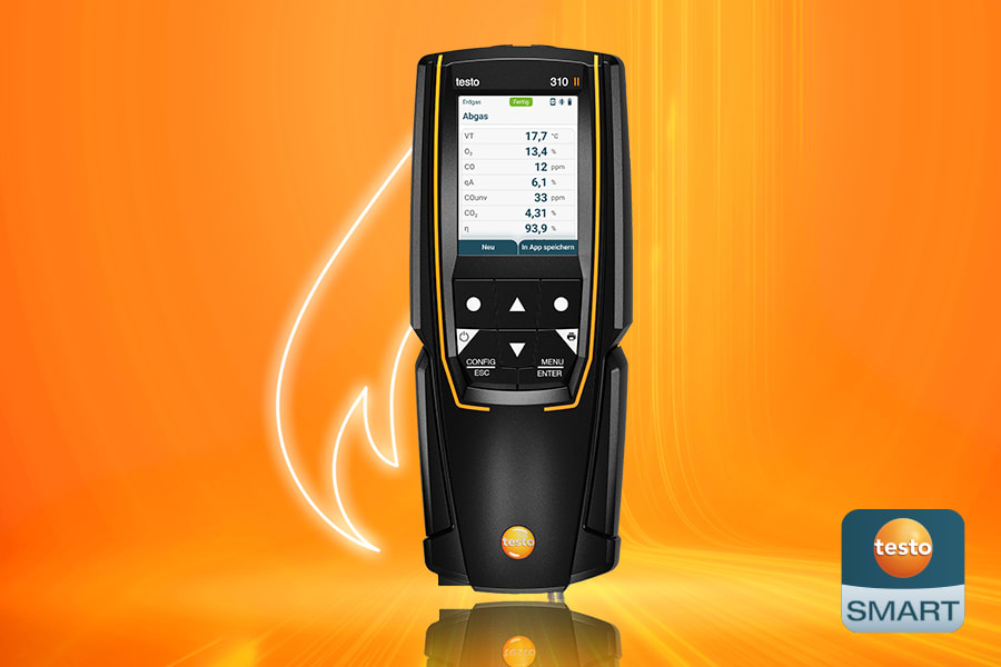 testo 310 II flue gas analyzer
