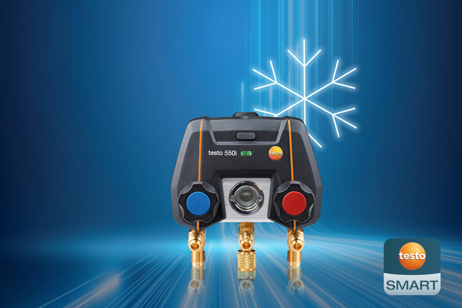 數位化、應用程式控制的歧管 testo 550i