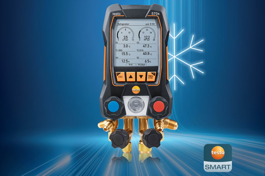 auxílio digital de instalação testo 570s