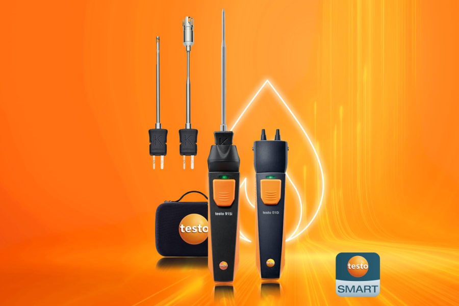 Conjunto HVAC de sondas inteligentes testo