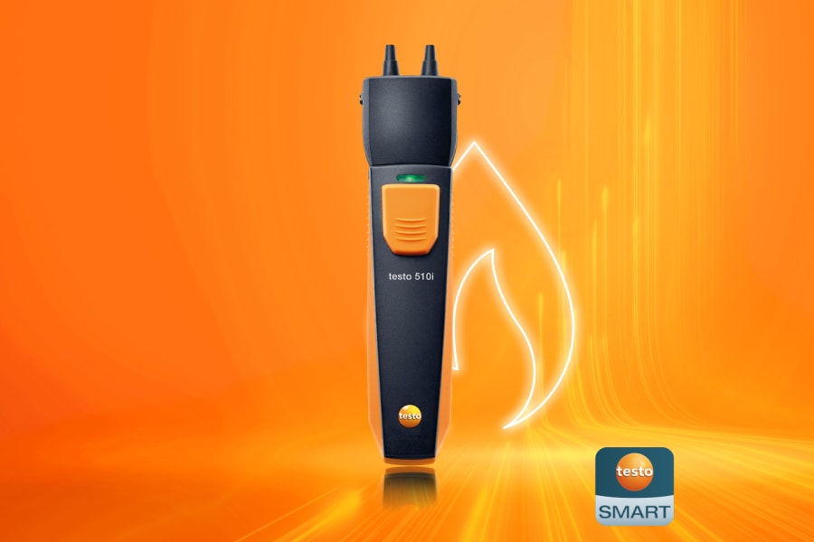 Instrumento de medição de pressão diferencial testo 510i