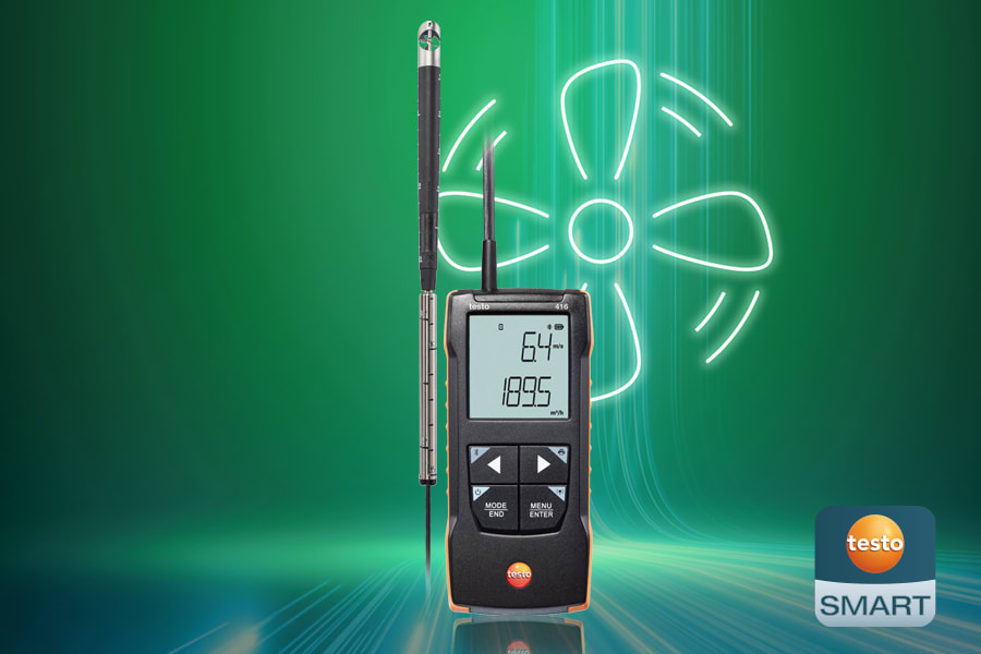 Flügelrad-Anemometer testo 416