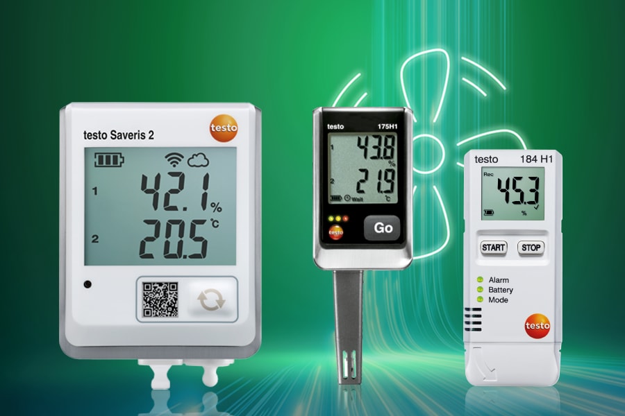 Data loggers for humidity