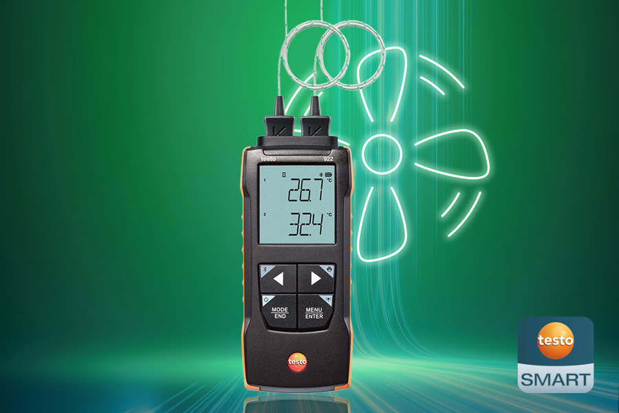 testo 922 temperature measuring instrument