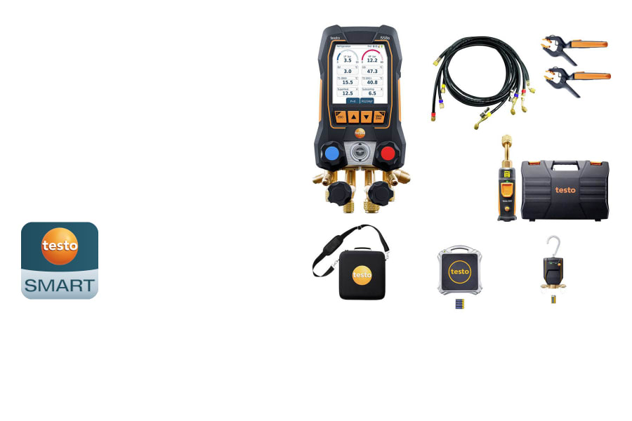 Kit professionale di pompe di calore testo 558s