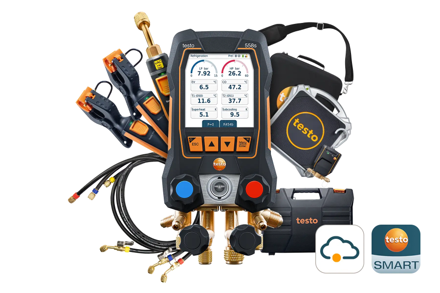 Conjunto profissional de bomba de calor