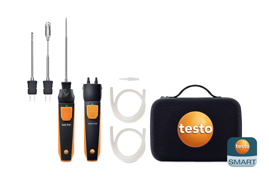 conjunto HVAC de sondas inteligentes testo