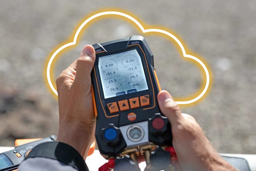 Auxiliar de instalação digital - testo 558s