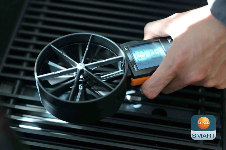 testo 417 - Anemômetro de palheta compacto 