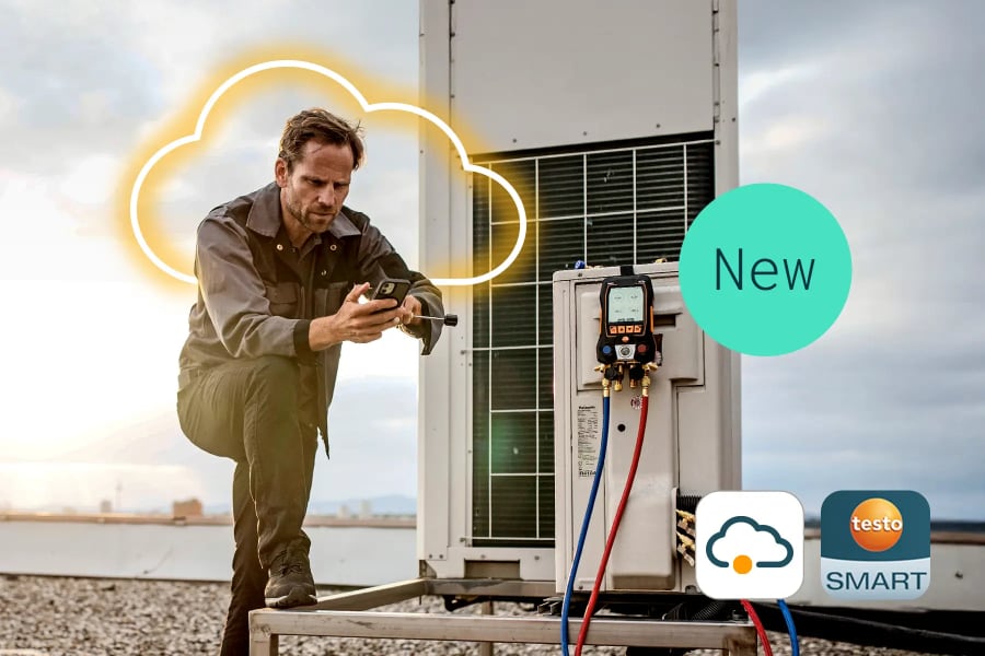 HVAC/R cloud testo Smart Connect