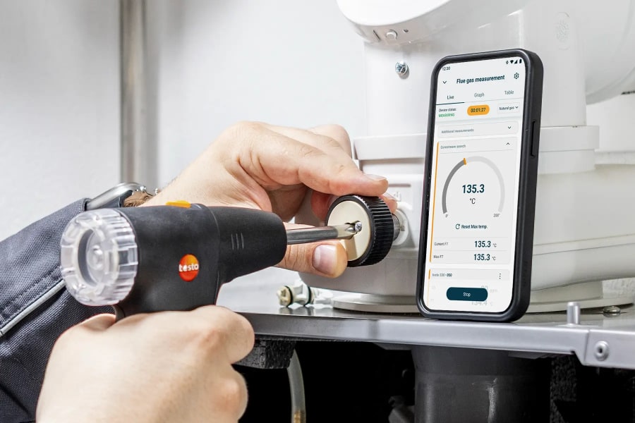testo Smart App and second screen