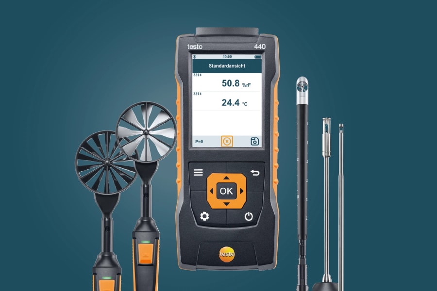 testo 440 IAQ measuring instrument