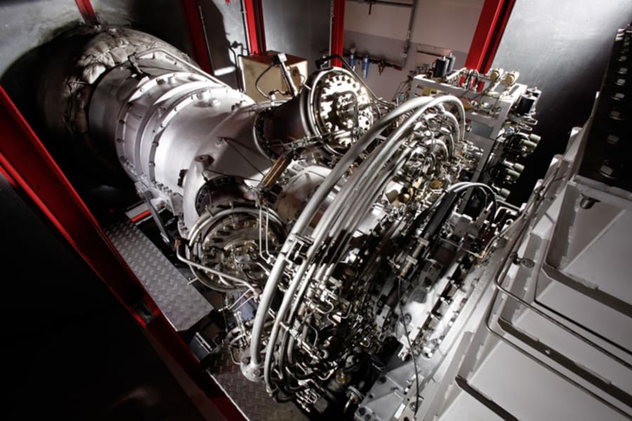 Emissionsmessung am Blockheizkraftwerk