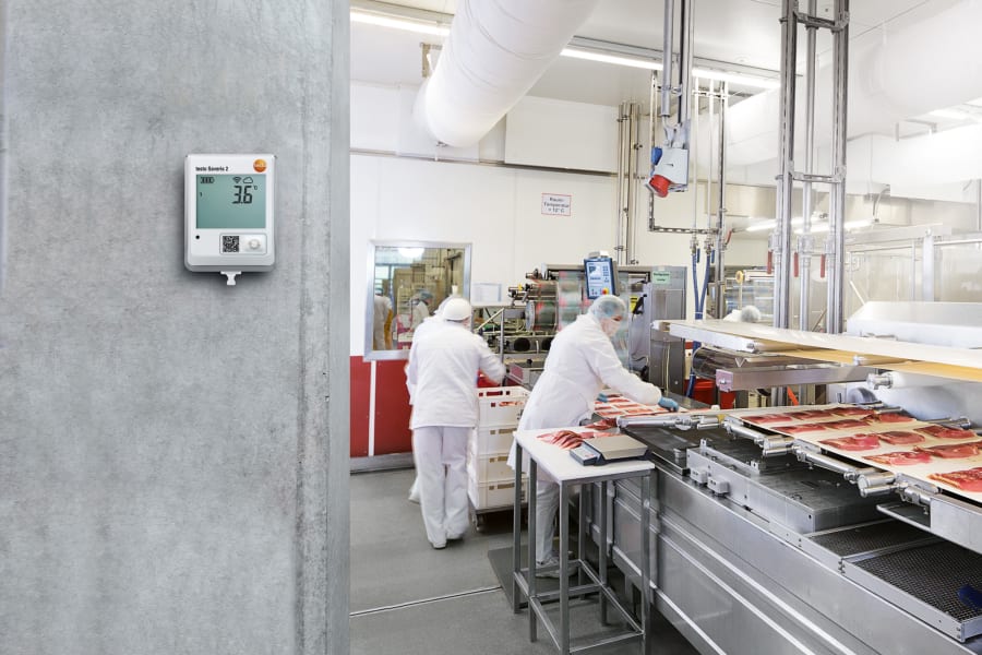 Measuring and documenting temperatures in food companies