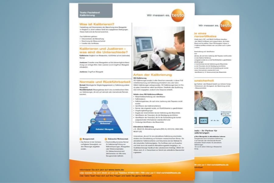 Factsheet Kalibrierung