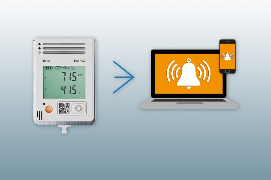 System monitorowania danych z rejestratorem CO₂