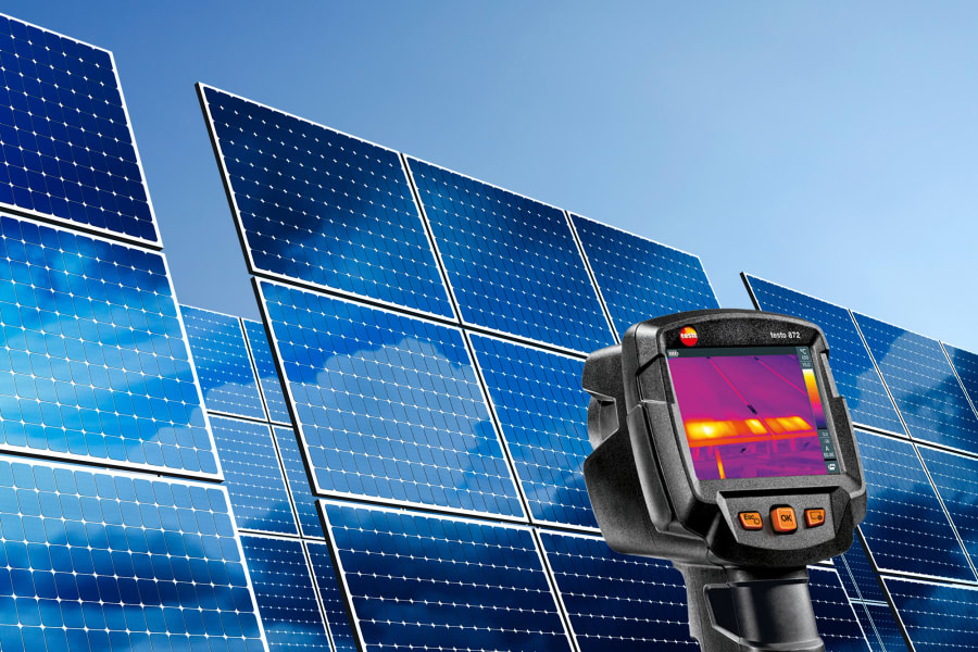 Wärmebildkameras für Photovoltaikanlagen