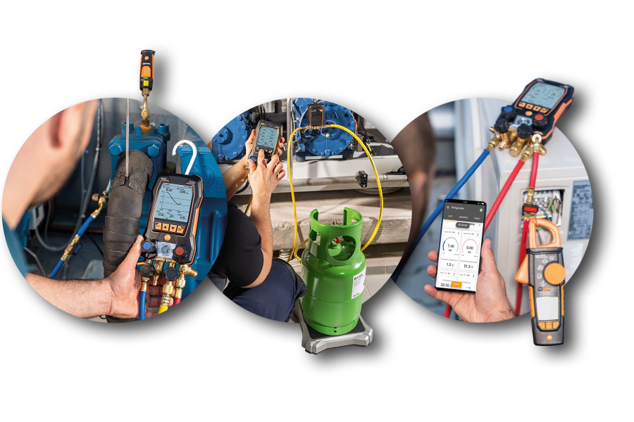 Measuring instruments for refrigeration technology from Testo
