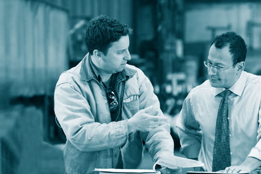 Kundenservice Besprechung