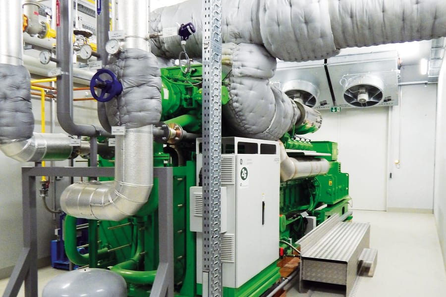 Combined heat and power plant