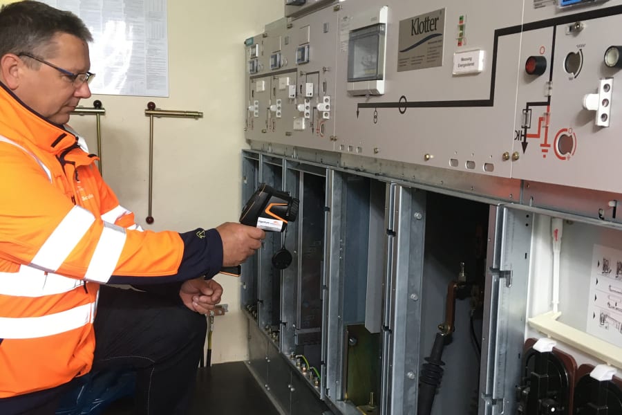 Application thermal imager testo 883