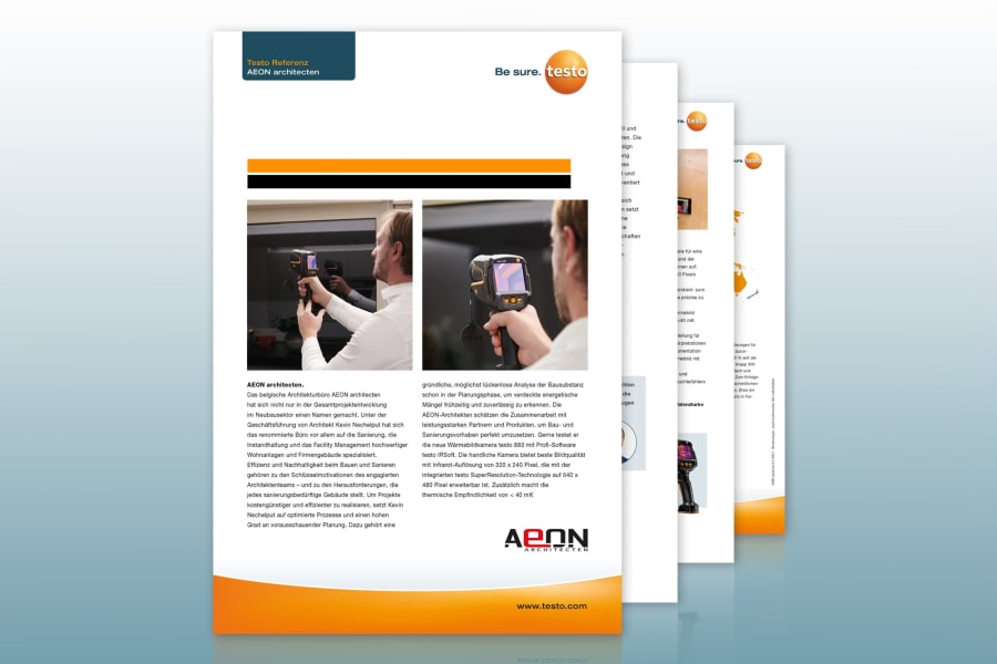 Reference report testo 883: AEON architecten