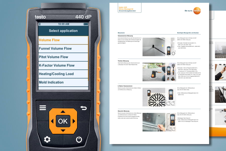 Measurement menus testo 440