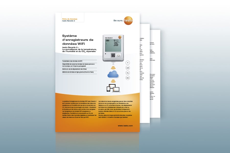 Brochure del prodotto testo Saveris 2