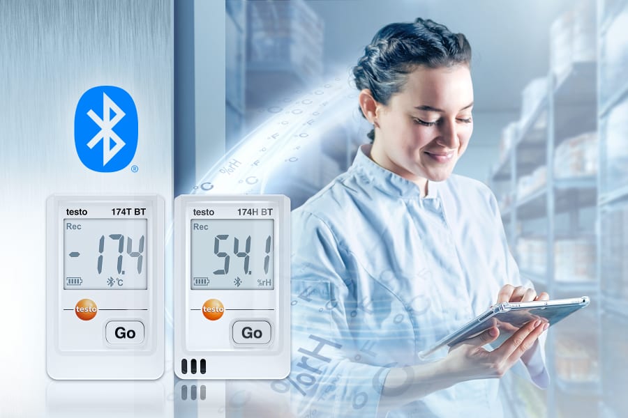 testo 174 H BT and 174 T BT