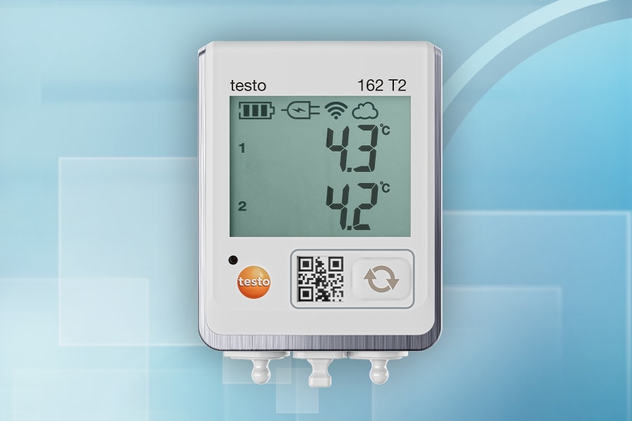 Online data logger testo 162 T2